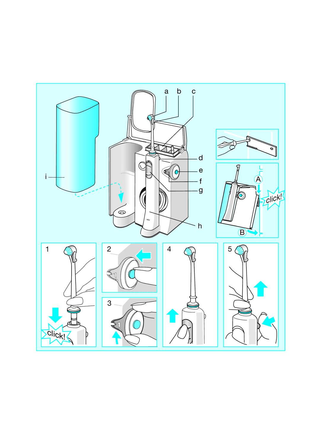 Braun MD 15 manual Click 