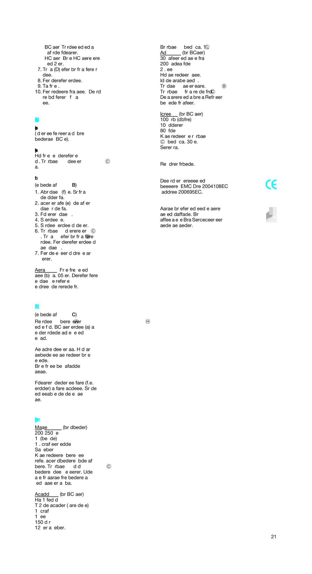 Braun MR 6500 BC manual Ekstra tilbehør til «BC» hakkeren, Rengøring, Opskrifteksempel 