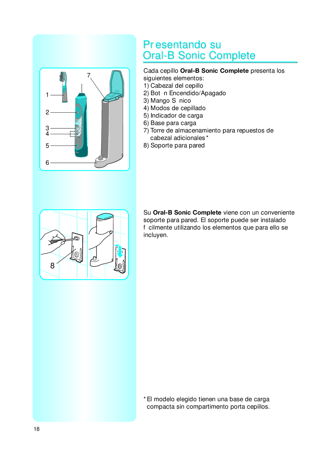 Braun none manual Presentando su Oral-B Sonic Complete 