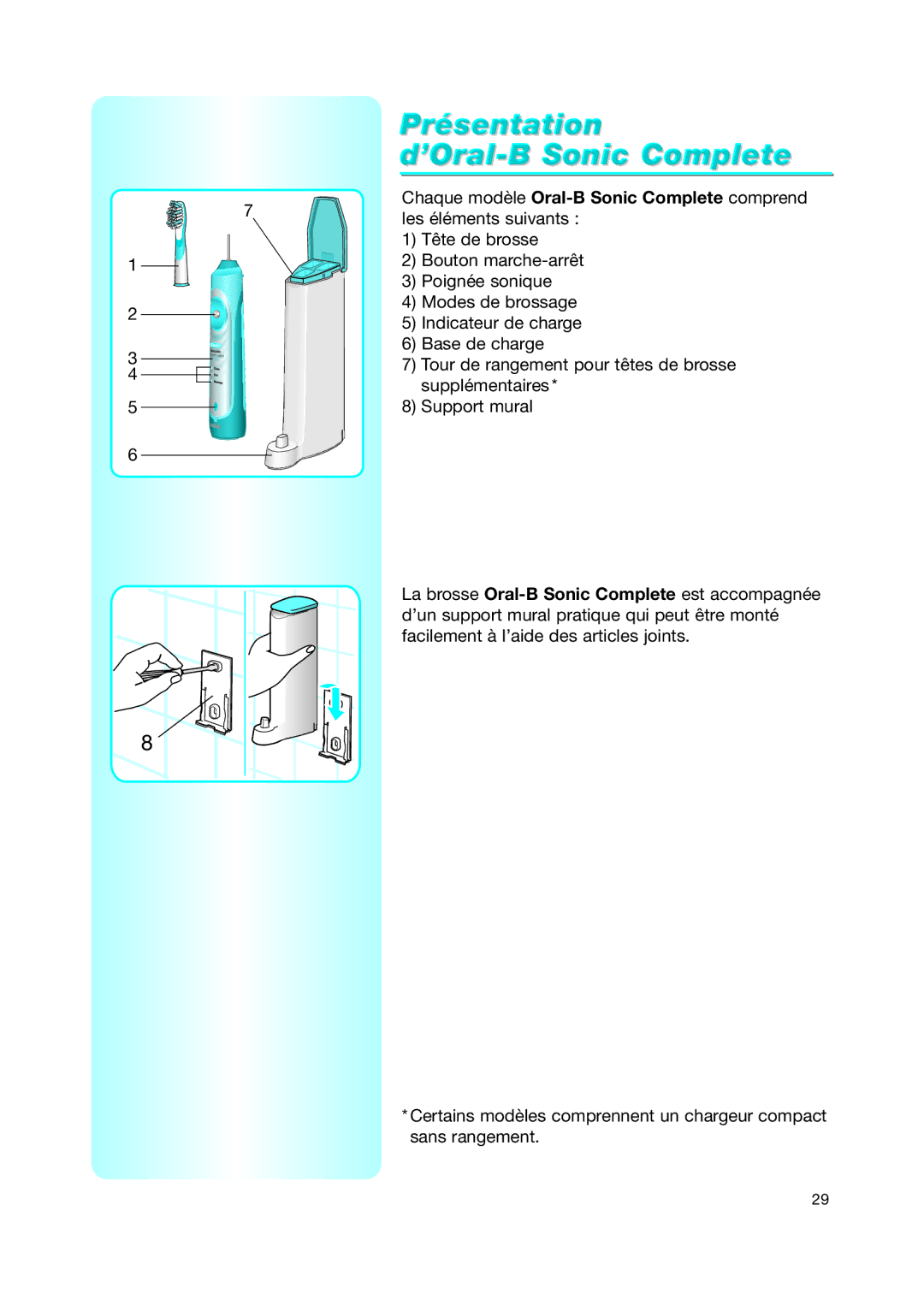 Braun none manual Présentation ’Oral-B Sonic Complete 