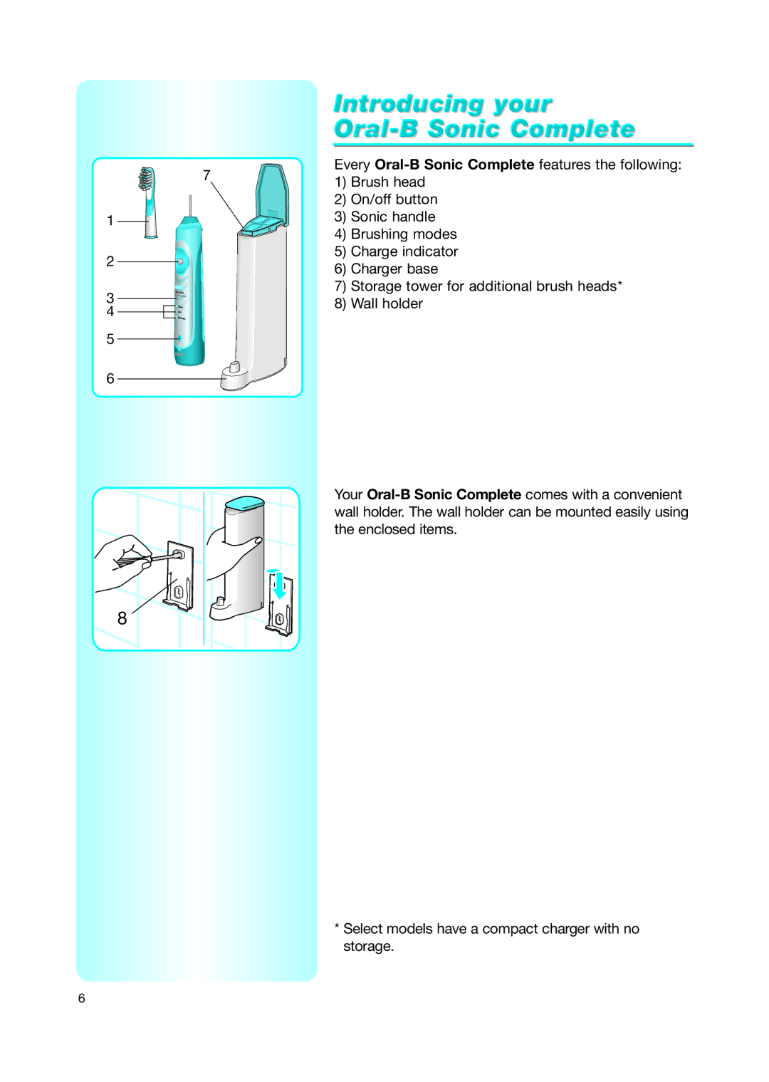 Braun none manual Introducing your Oral-B Sonic Complete 