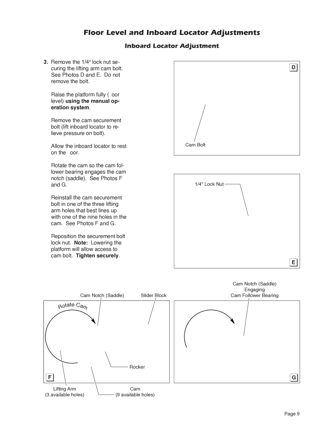 Braun NUVL603C service manual Tate C 