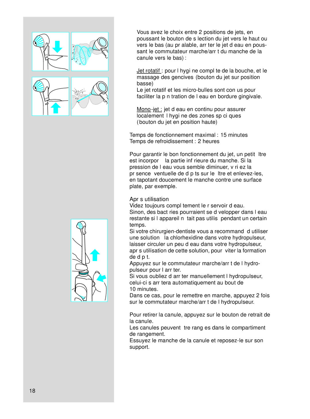 Braun OC 17545X, OC17525 manual Après utilisation 