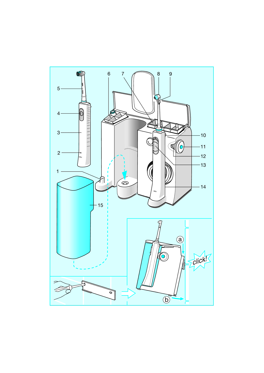 Braun OC15 525, OC15 545 X manual Click 