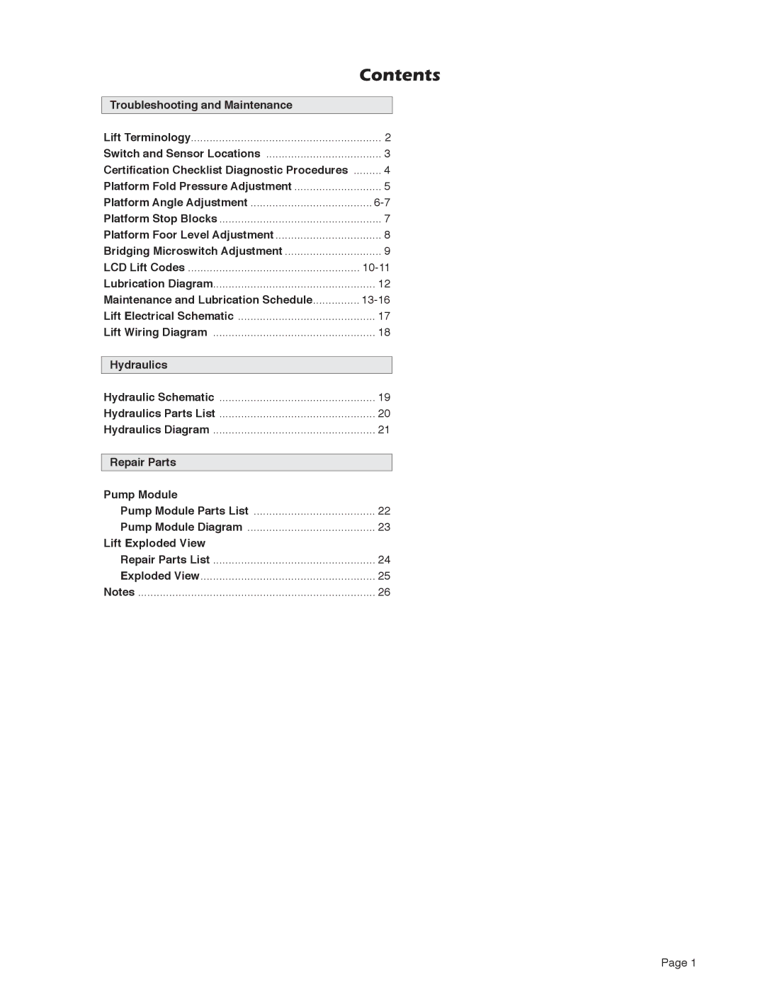 Braun Series A5 service manual Contents 