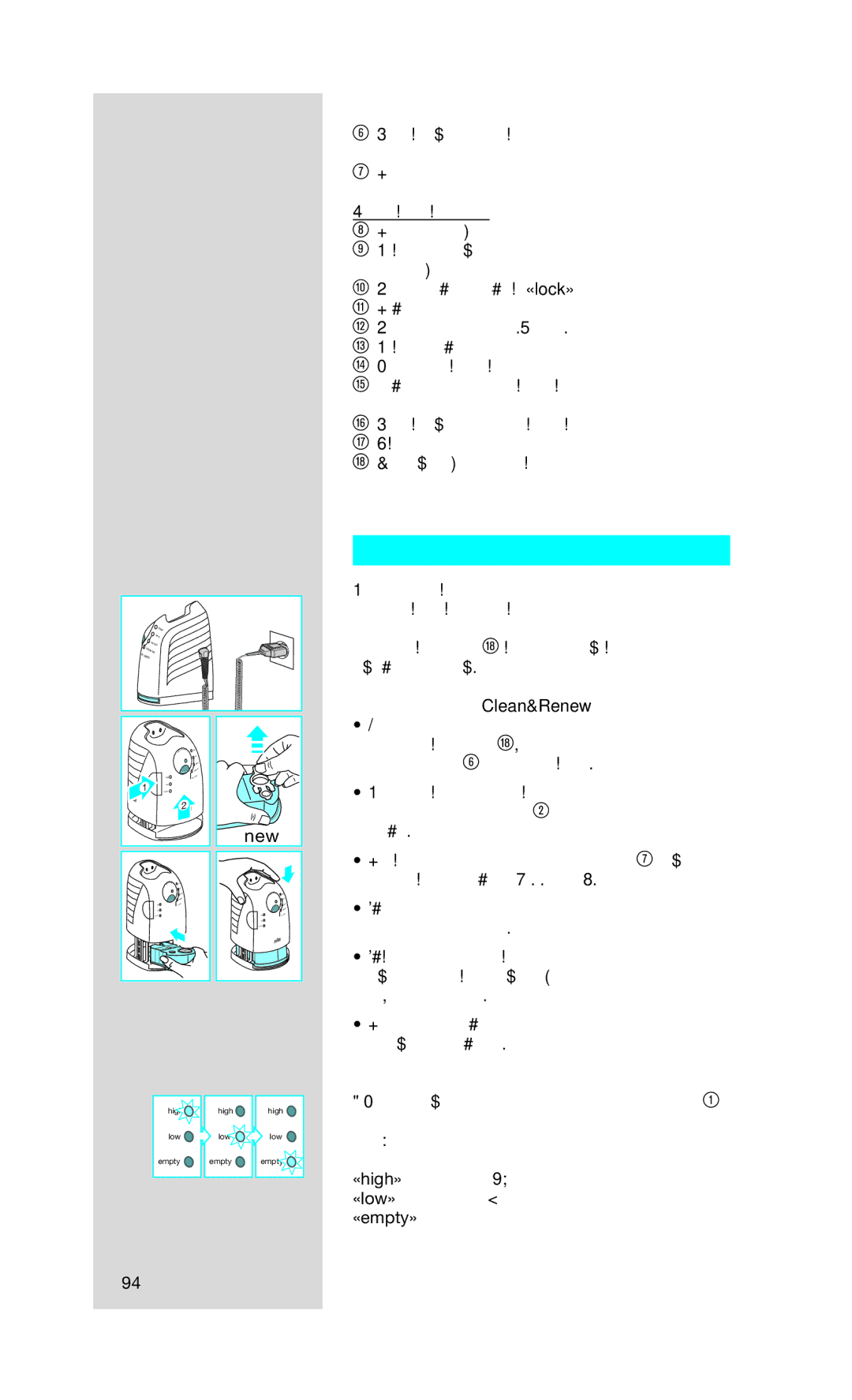 Braun Series7 manual Πριν το ξύρισμα, Εγκατάσταση του συστήματος Clean&Renew 