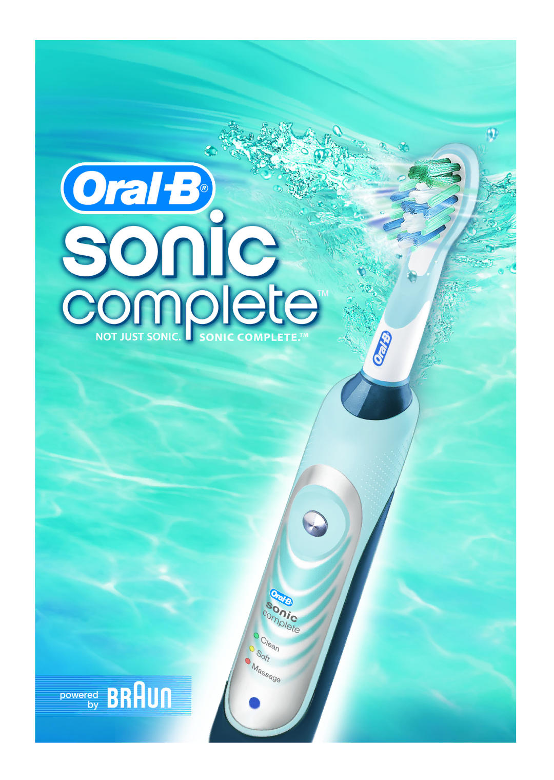 Braun Toothbrush manual Sonic COMPLETE.TM 