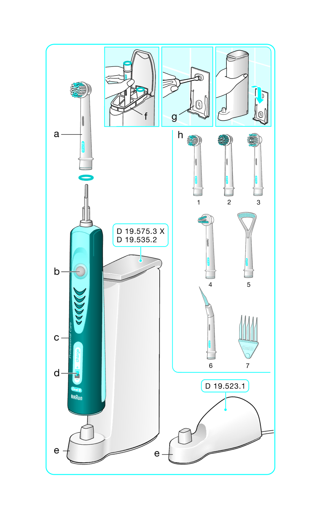 Braun Toothbrush manual 19.575.3 19.535.2 