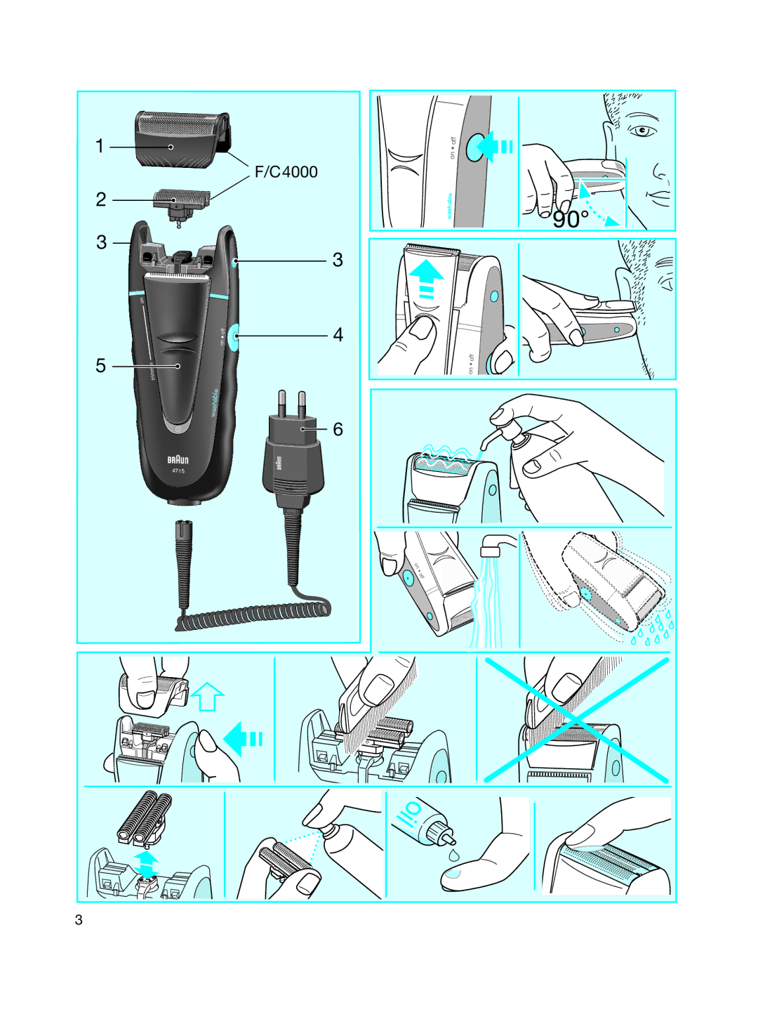 Braun Type 5717 manual Oil 