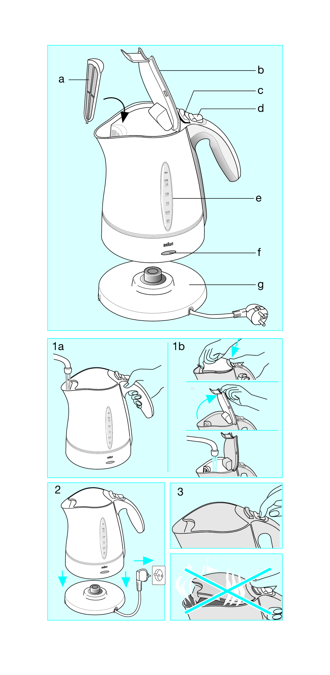 Braun WK 300, WK 210 manual Liter Max 