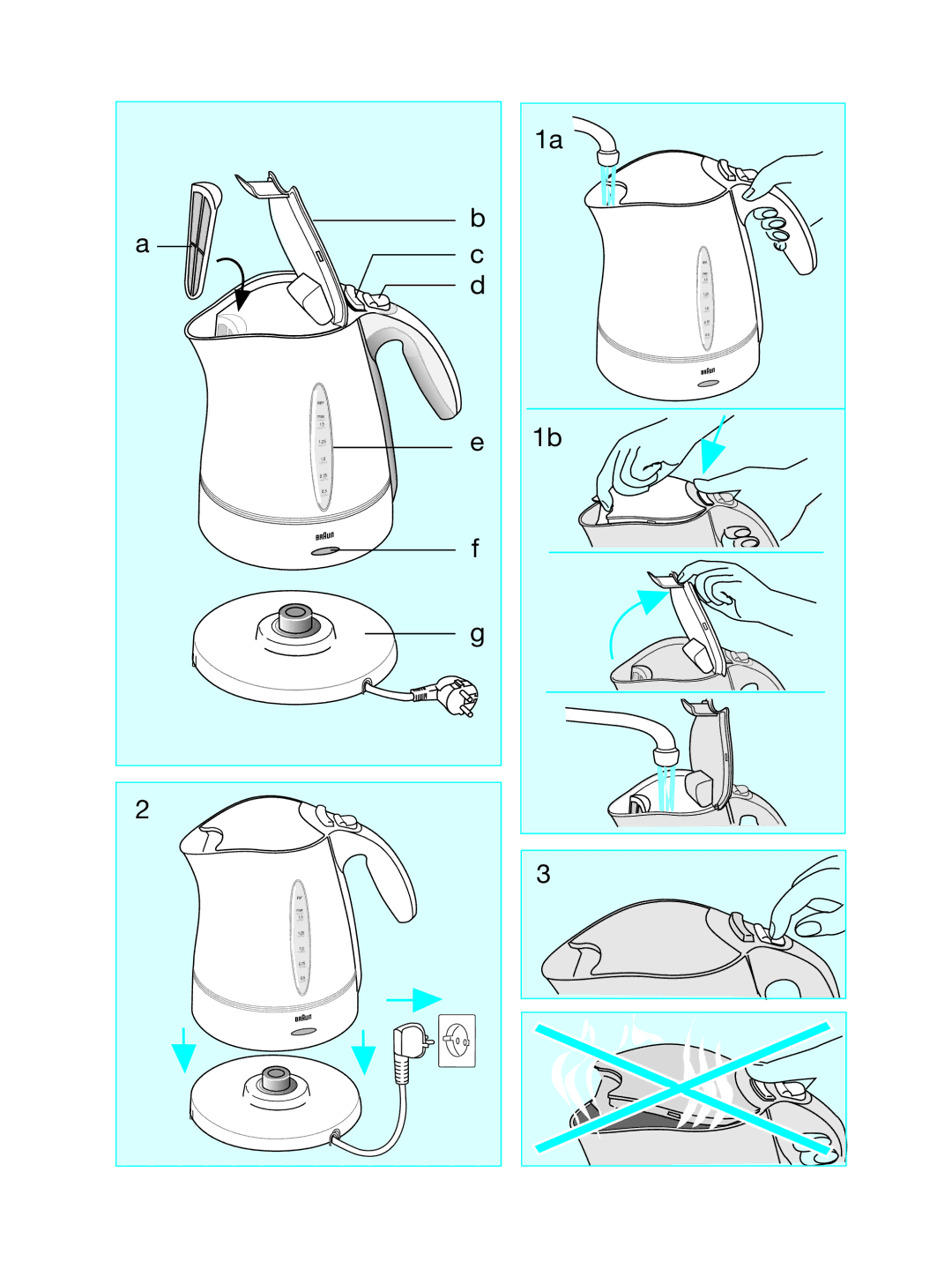 Braun WK 308 manual Liter Max 