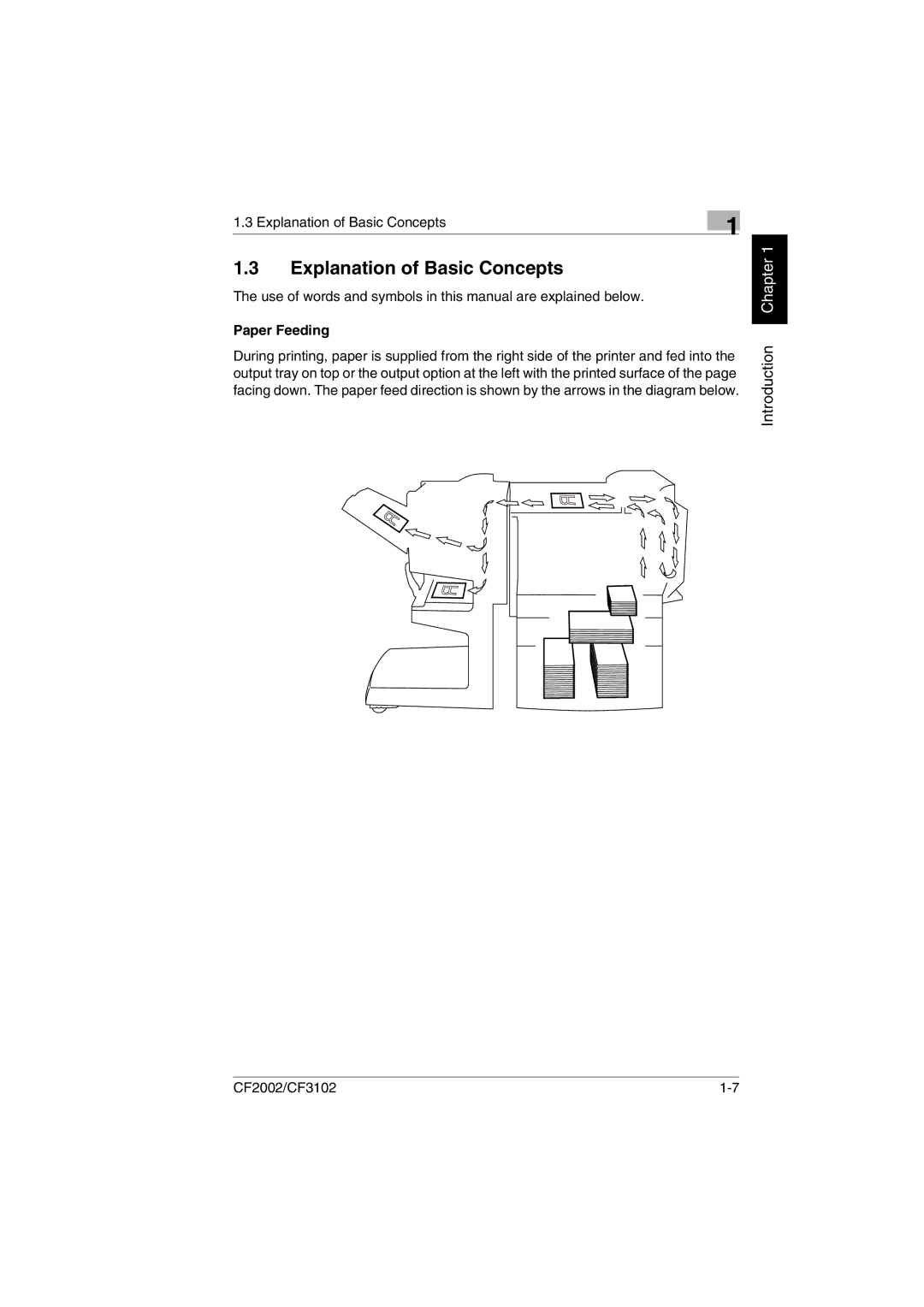 Breadman CF3102 Explanation of Basic Concepts, Use of words and symbols in this manual are explained below, Paper Feeding 