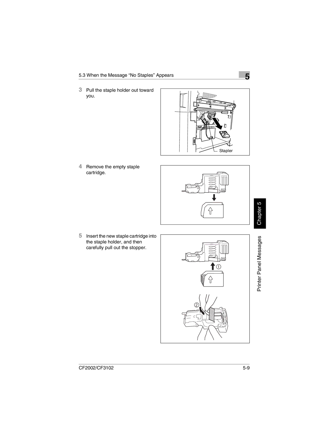 Breadman CF3102, CF2002 user manual Stapler 