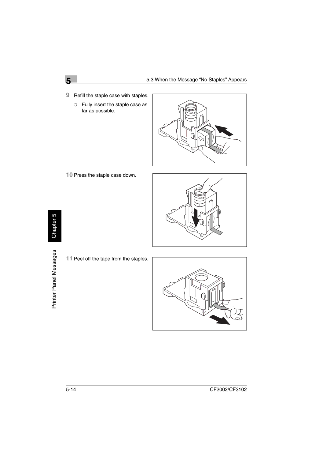 Breadman CF2002, CF3102 user manual Peel off the tape from the staples 