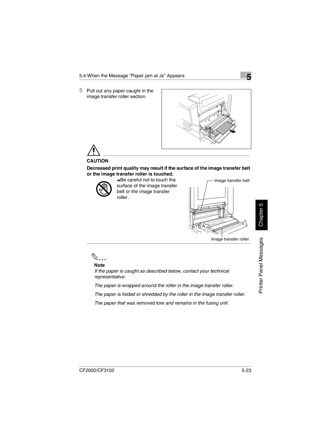 Breadman CF3102, CF2002 user manual Image transfer belt 