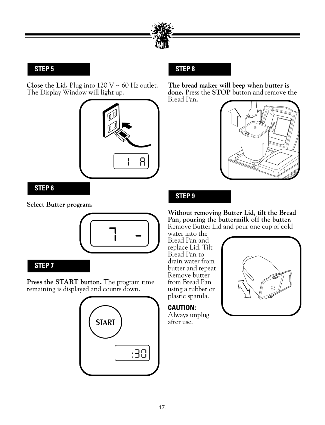 Breadman TR888 instruction manual Step 