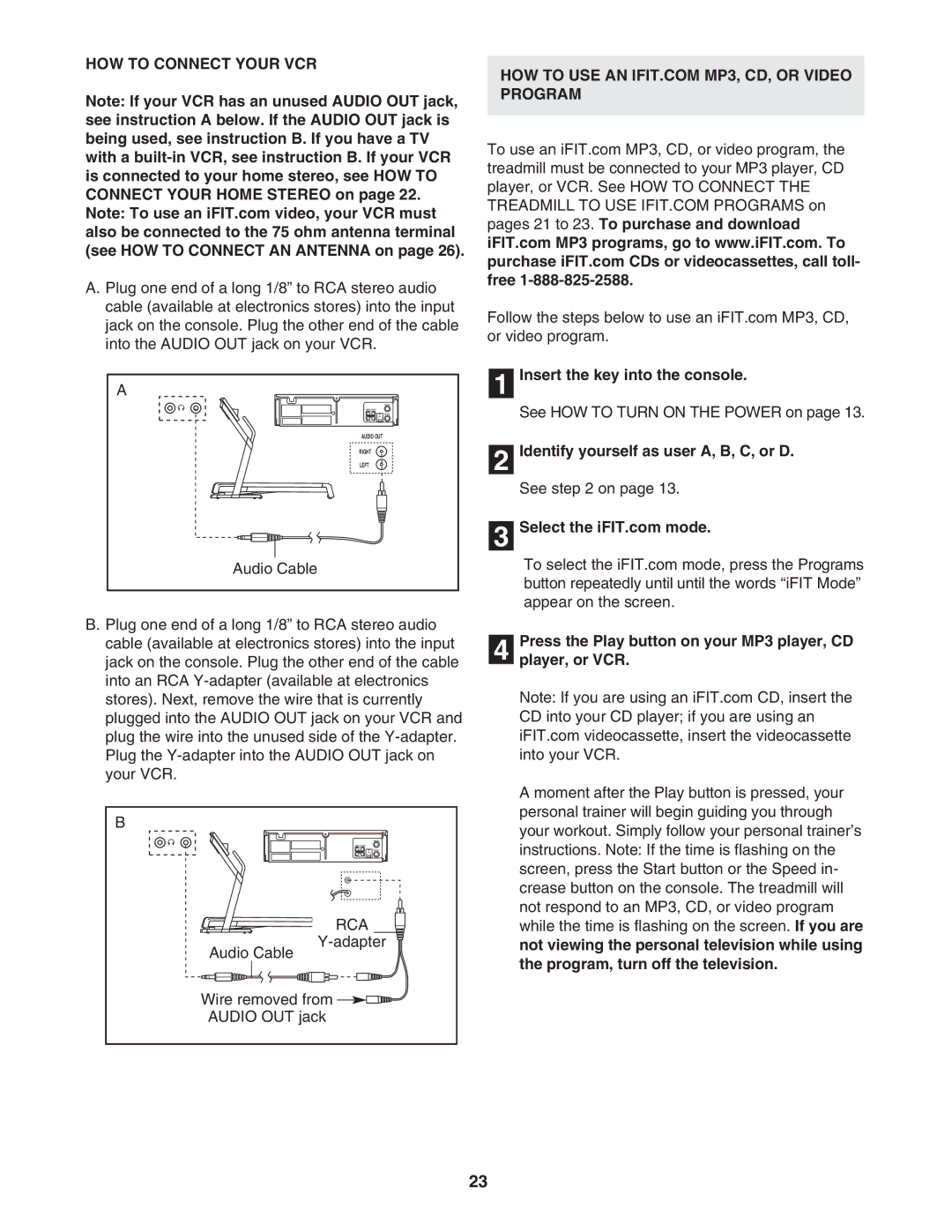 BreatheAudio NTL24950 user manual HOW to Connect Your VCR, Press the Play button on your MP3 player, CD Player, or VCR 