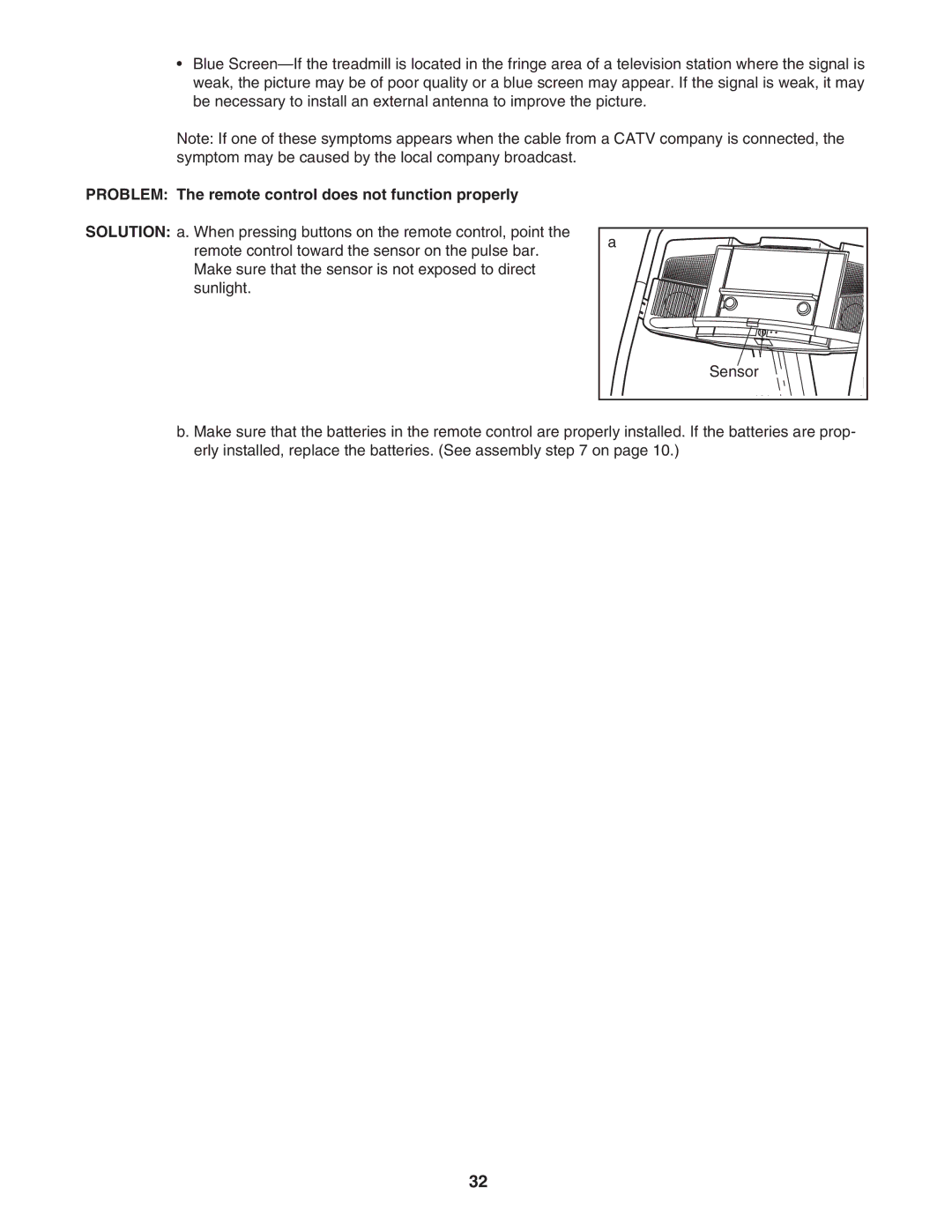 BreatheAudio NTL24950 user manual Problem The remote control does not function properly 