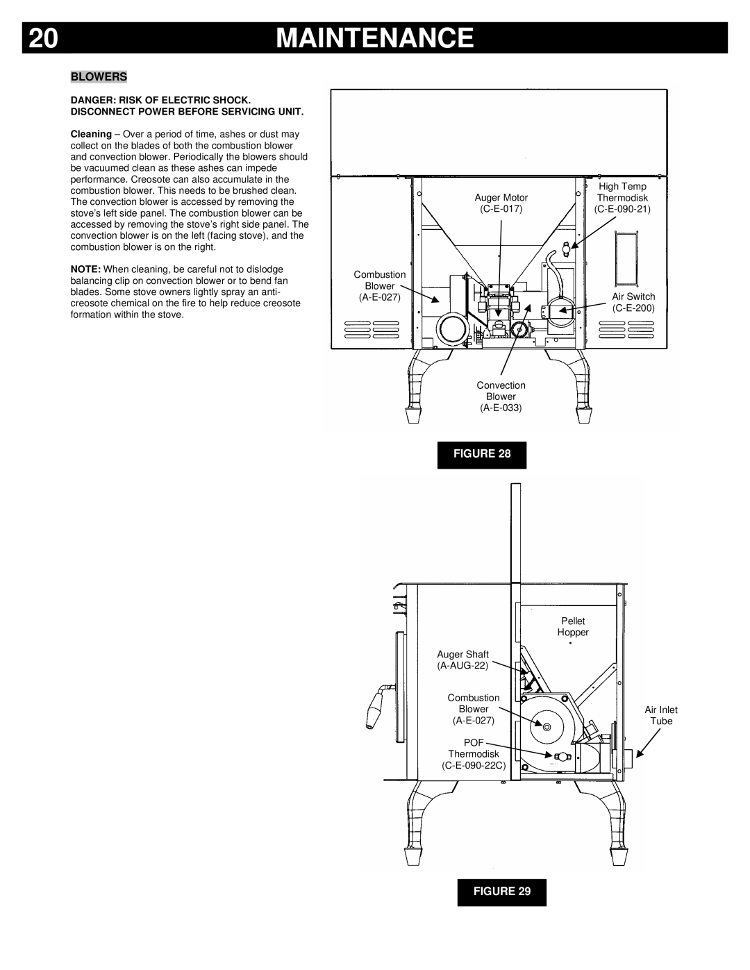 Breckwell P22FSL, P22I owner manual Blowers 