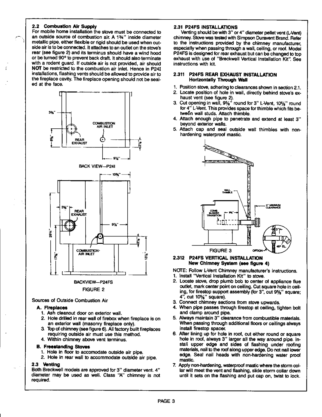 Breckwell P24FS manual 