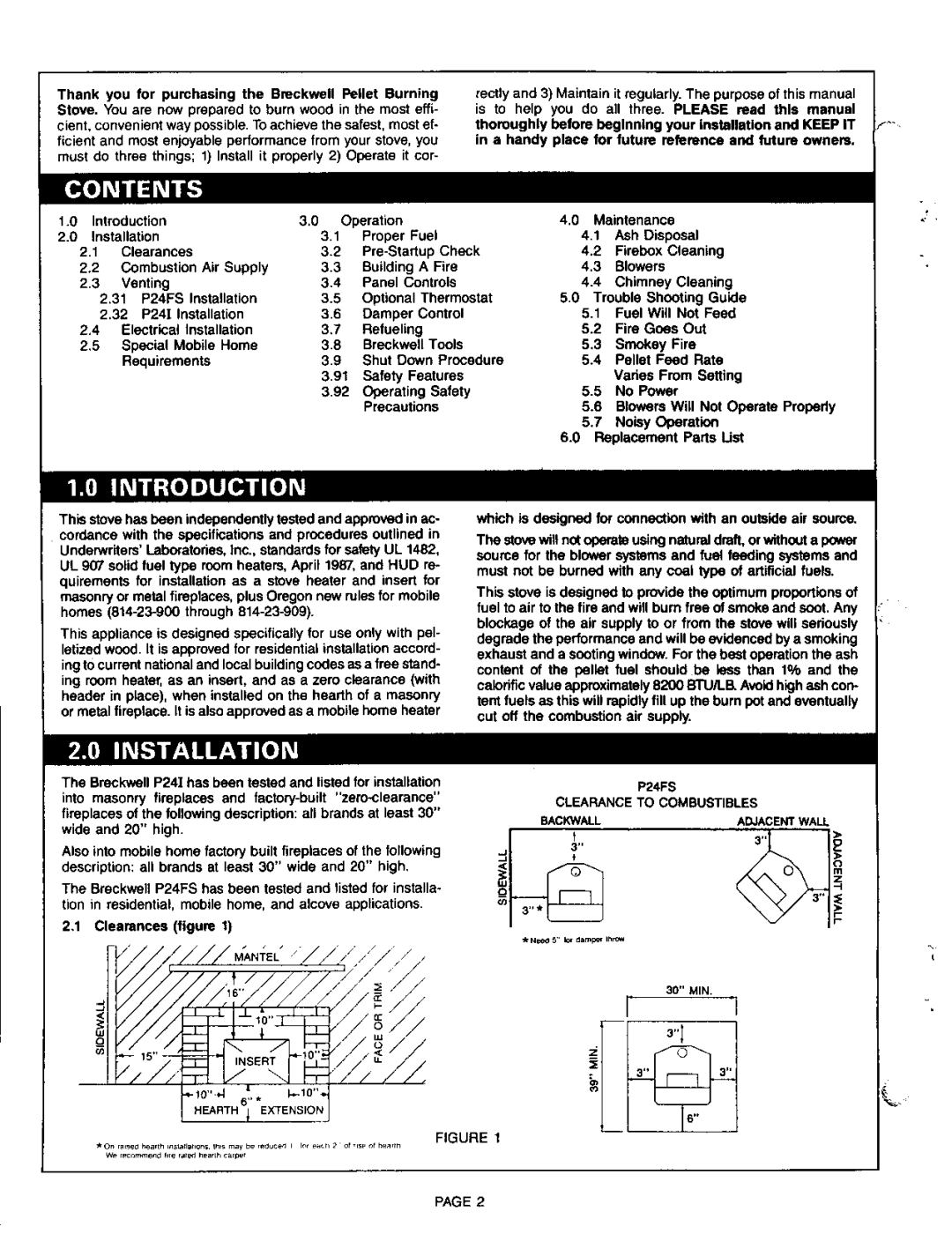 Breckwell P24FS manual 