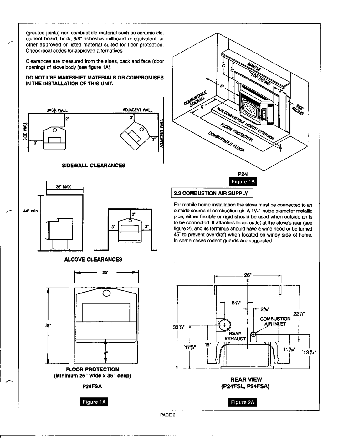 Breckwell P24FSA, P24FSL manual 