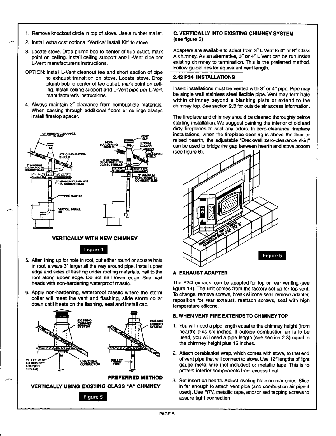 Breckwell P24FSA, P24FSL manual 