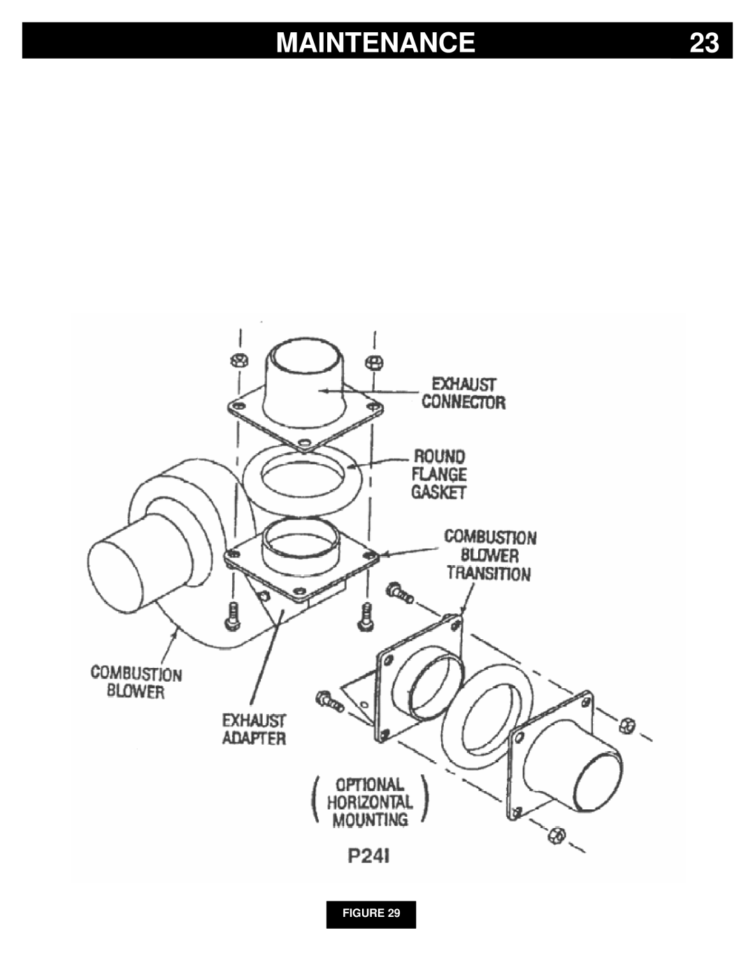 Breckwell P24FS, P24I owner manual Maintenance 