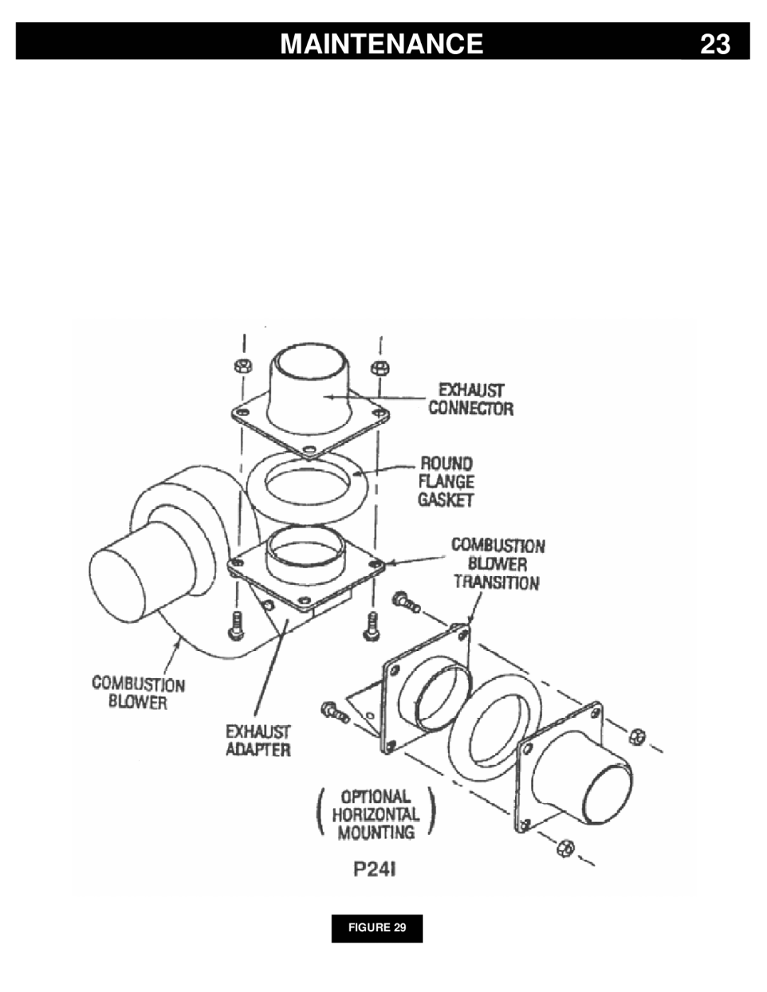 Breckwell P24FS, P24I owner manual Maintenance 