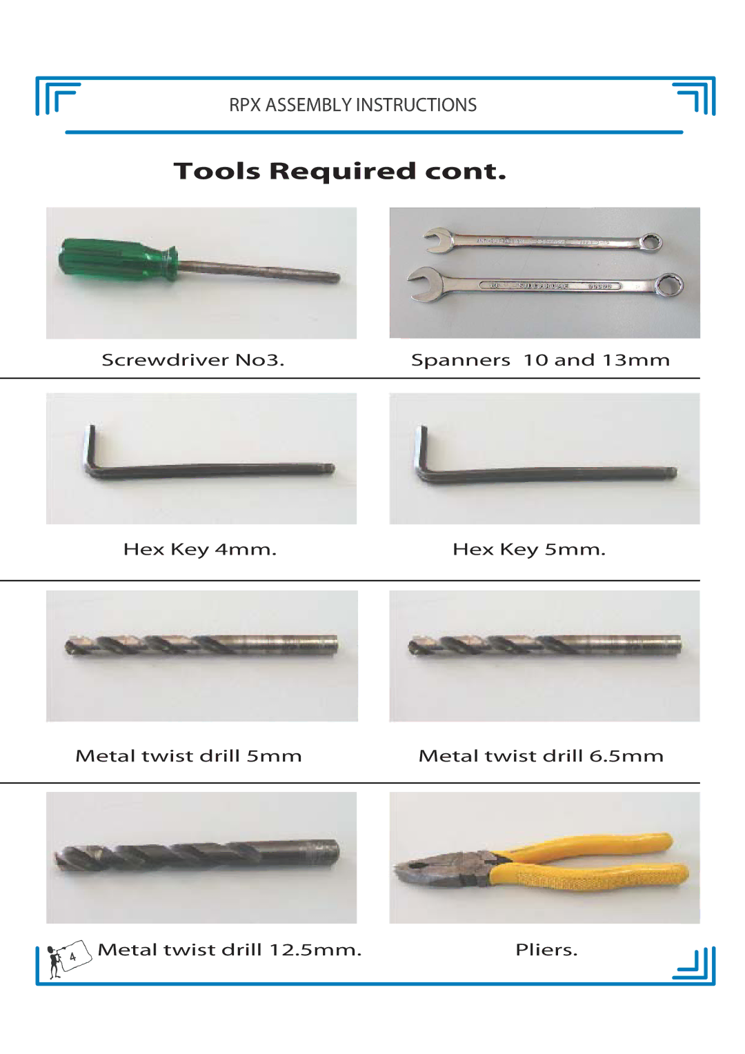 Breezaire RPX900D manual Tools Required 