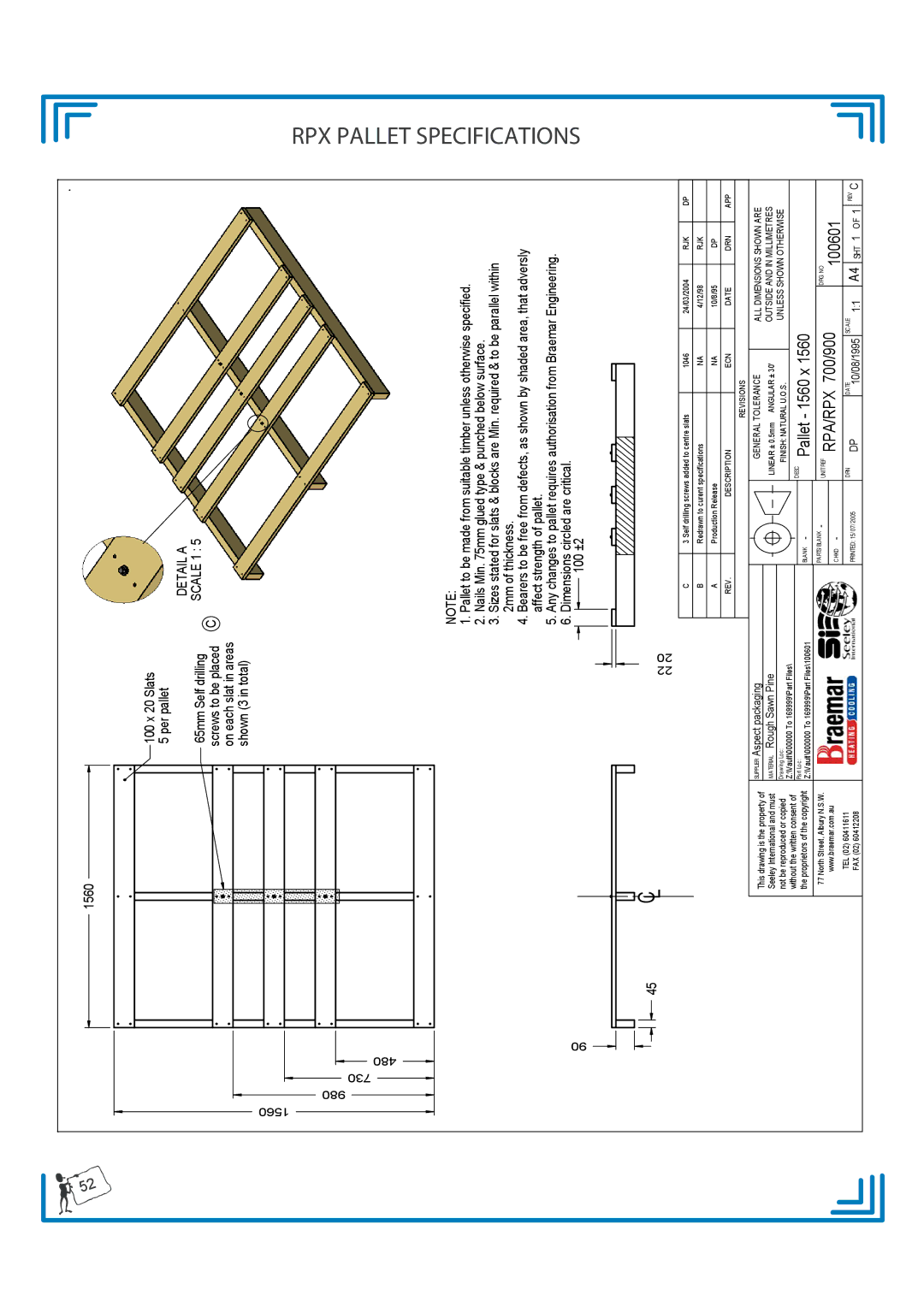 Breezaire RPX900D manual RPX Pallet 