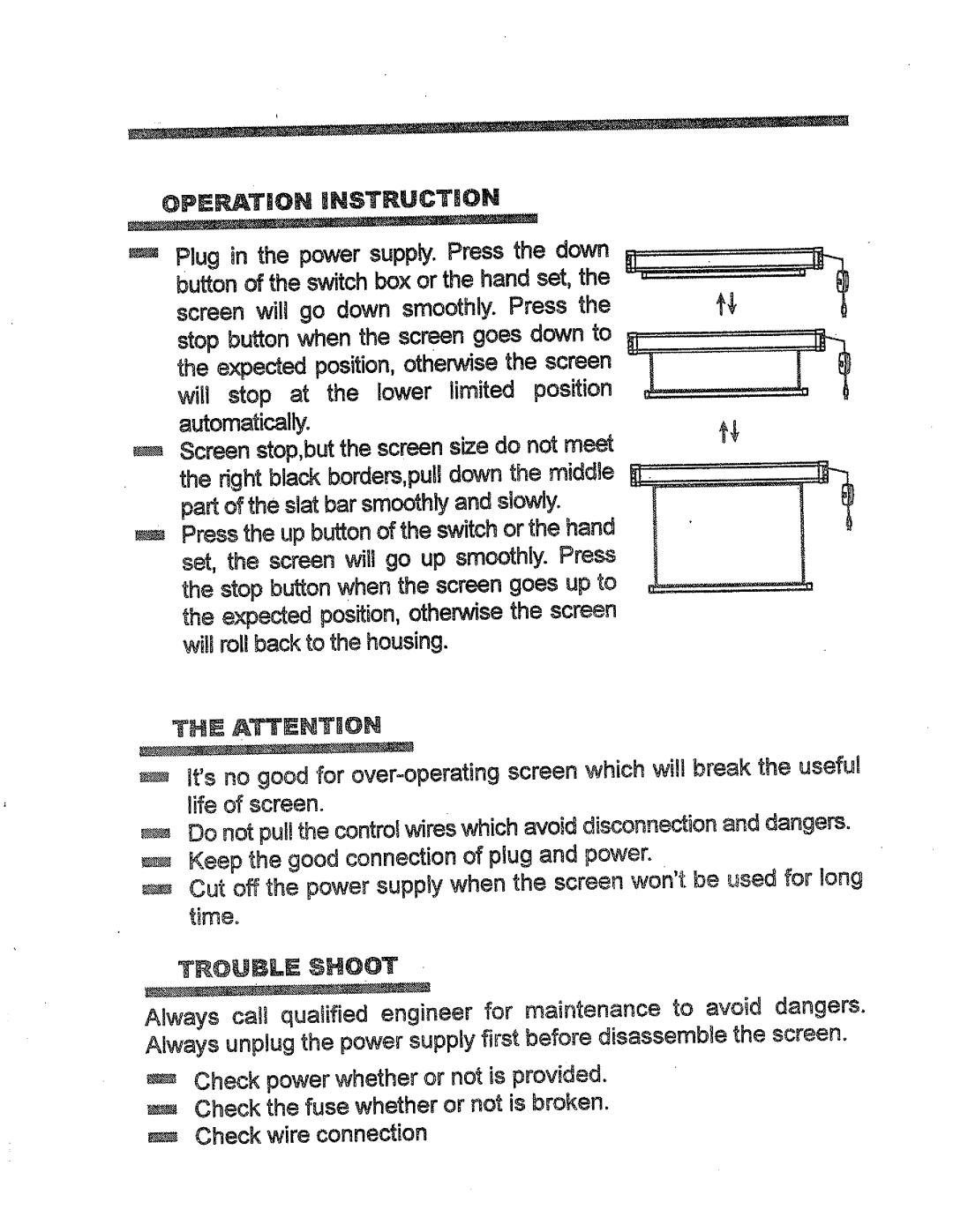 Bretford 7088M manual 