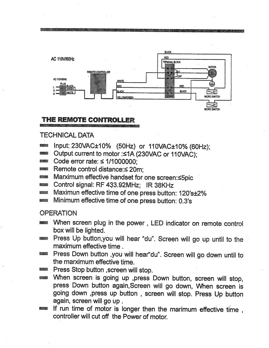 Bretford 7088M manual 