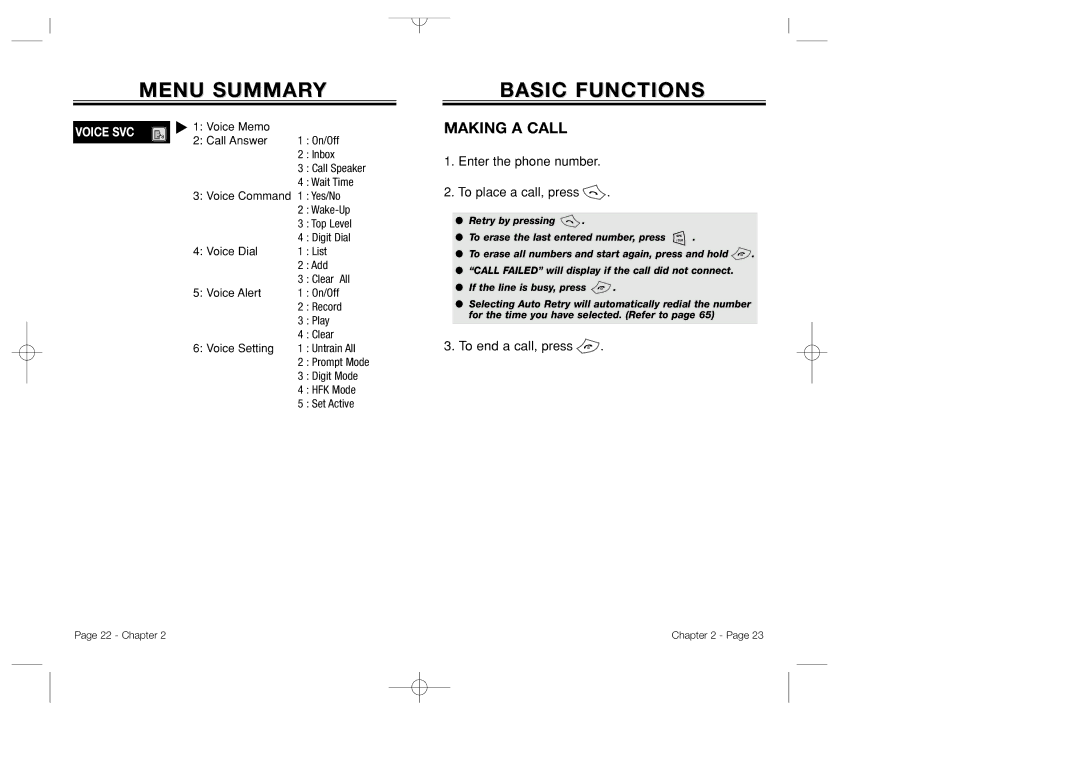 Bretford CDM-8500 owner manual Basic Functions, Making a Call 