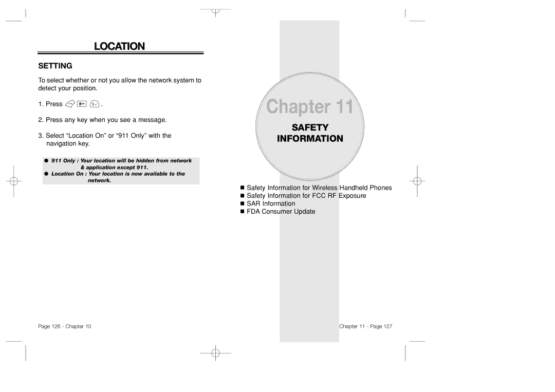 Bretford CDM-8500 owner manual Location, Safety Information, Setting 