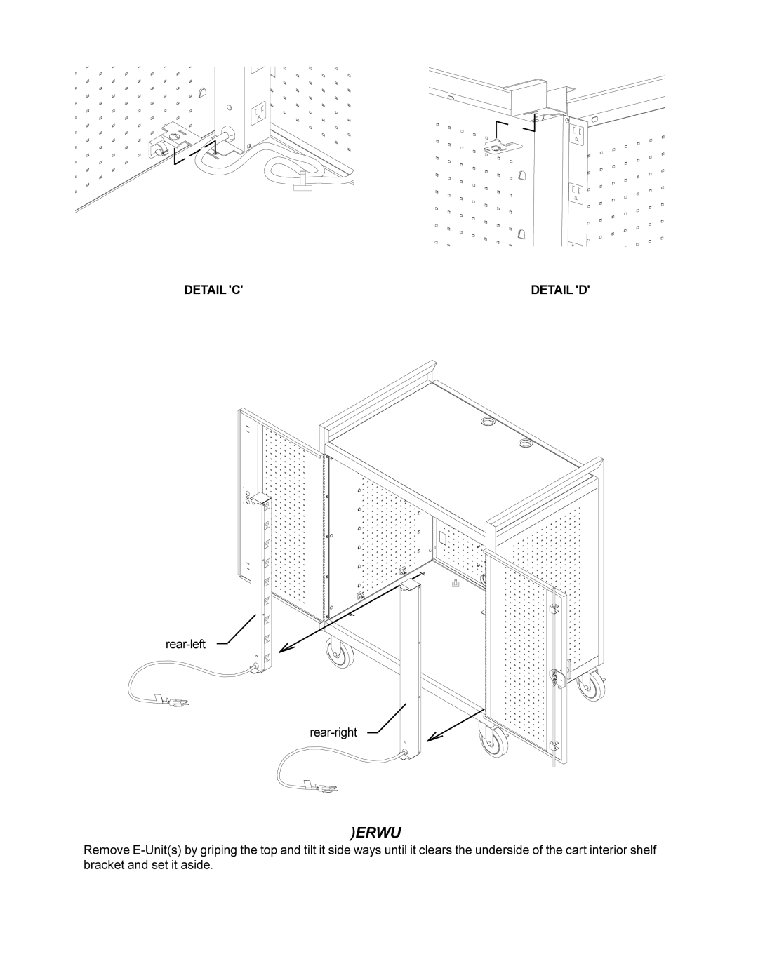 Bretford lap18eulba manual Detail D 