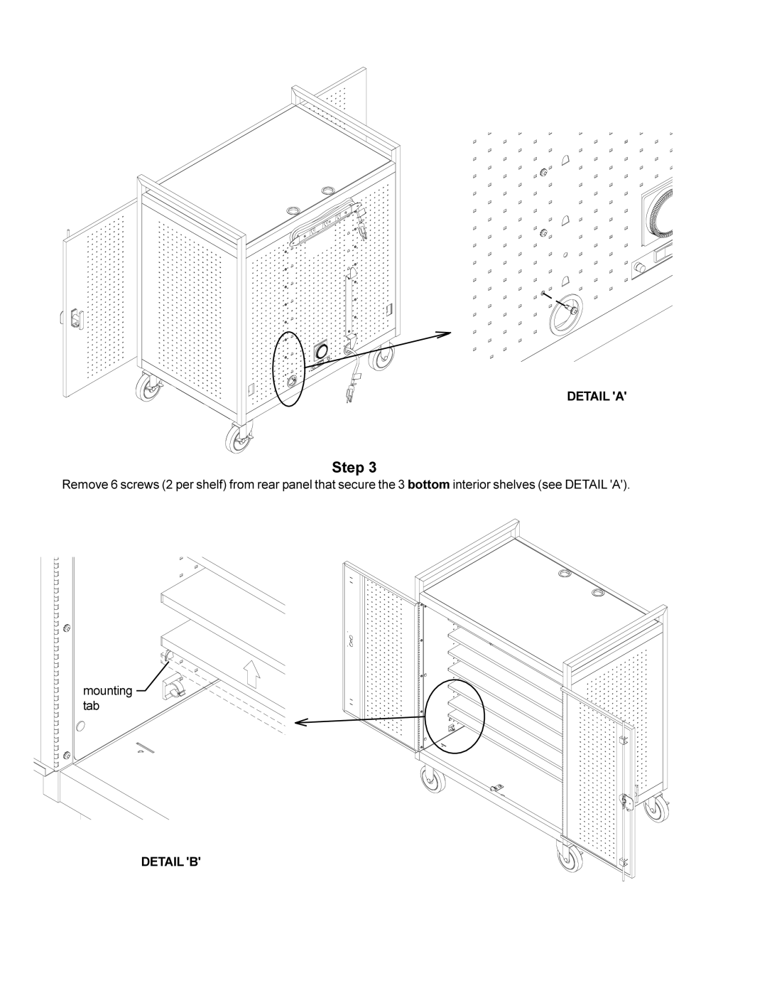 Bretford lap18eulba manual Detail B 