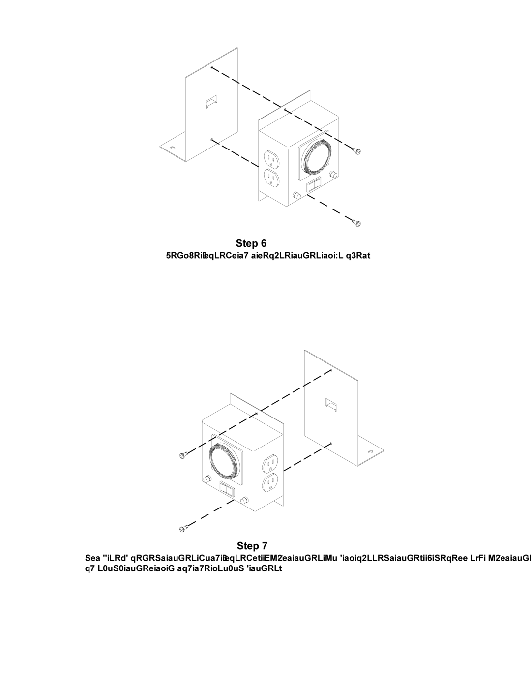 Bretford lap18eulba manual Remove 2 screws that secure timer to bracket 