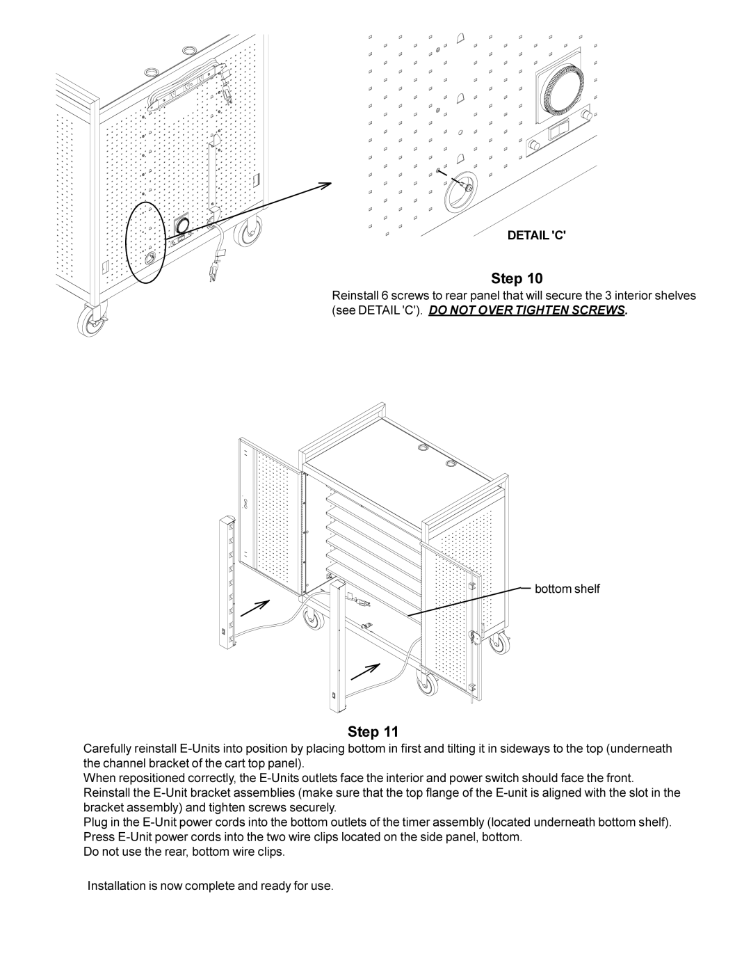 Bretford lap18eulba manual Detail C 