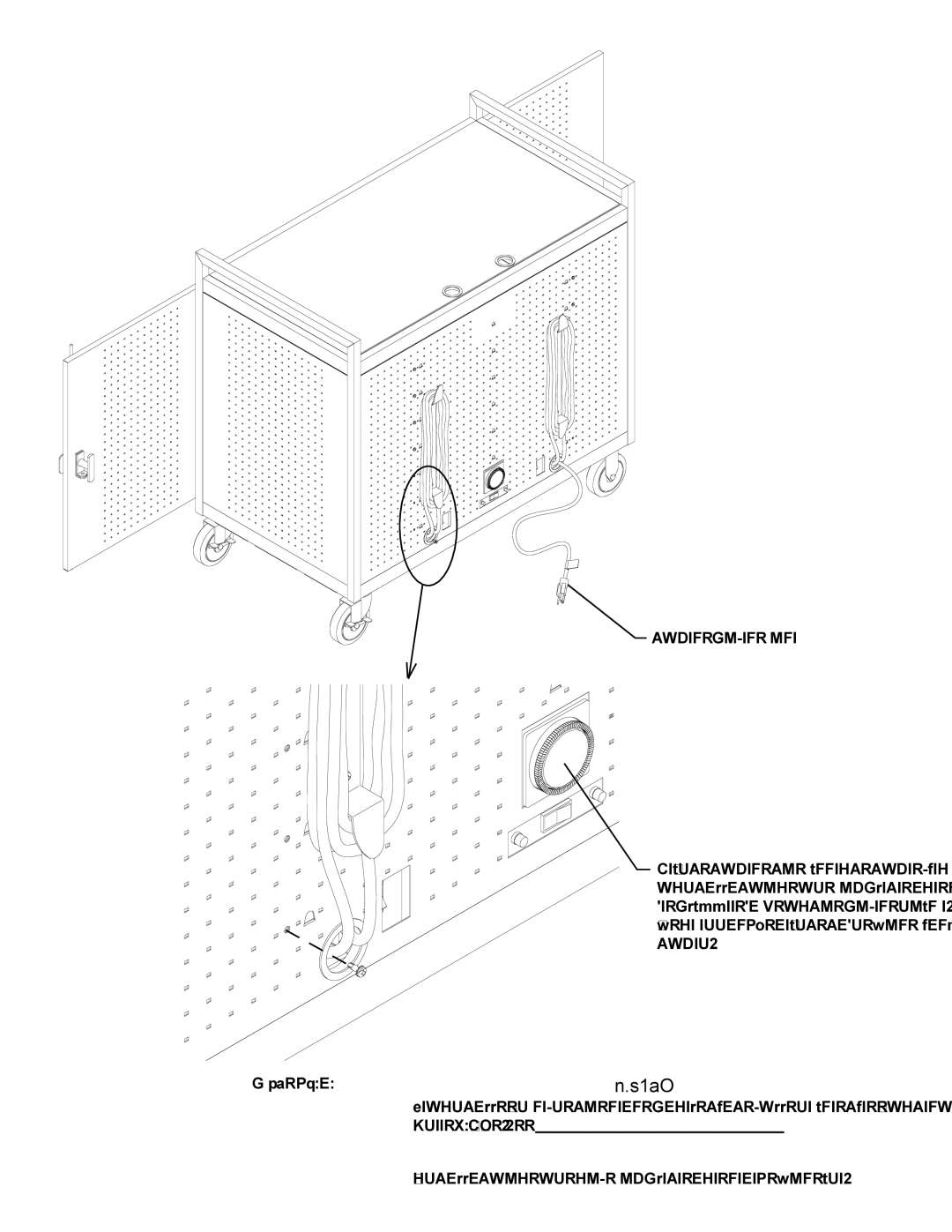 Bretford LAP24EBA manual See Detail C. do not Over Tighten Screws 