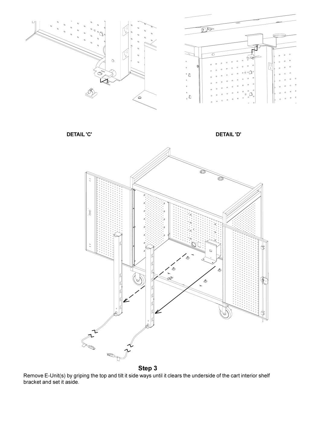 Bretford LAP30EBA manual Detail C 