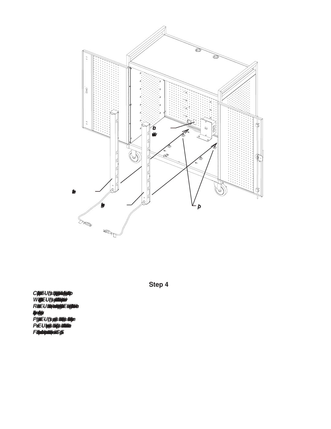 Bretford LAP30EULBA manual Cutout window Rear-left Rear-right Clip 