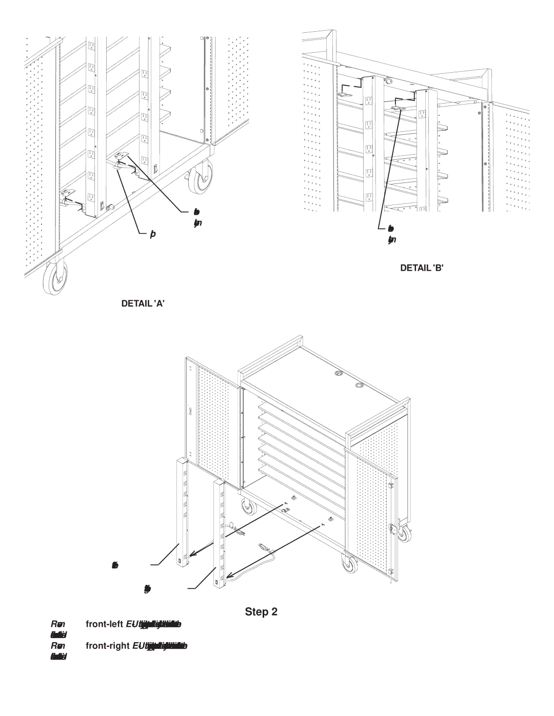 Bretford LAP30EULBA manual Bracket Clip Assembly 