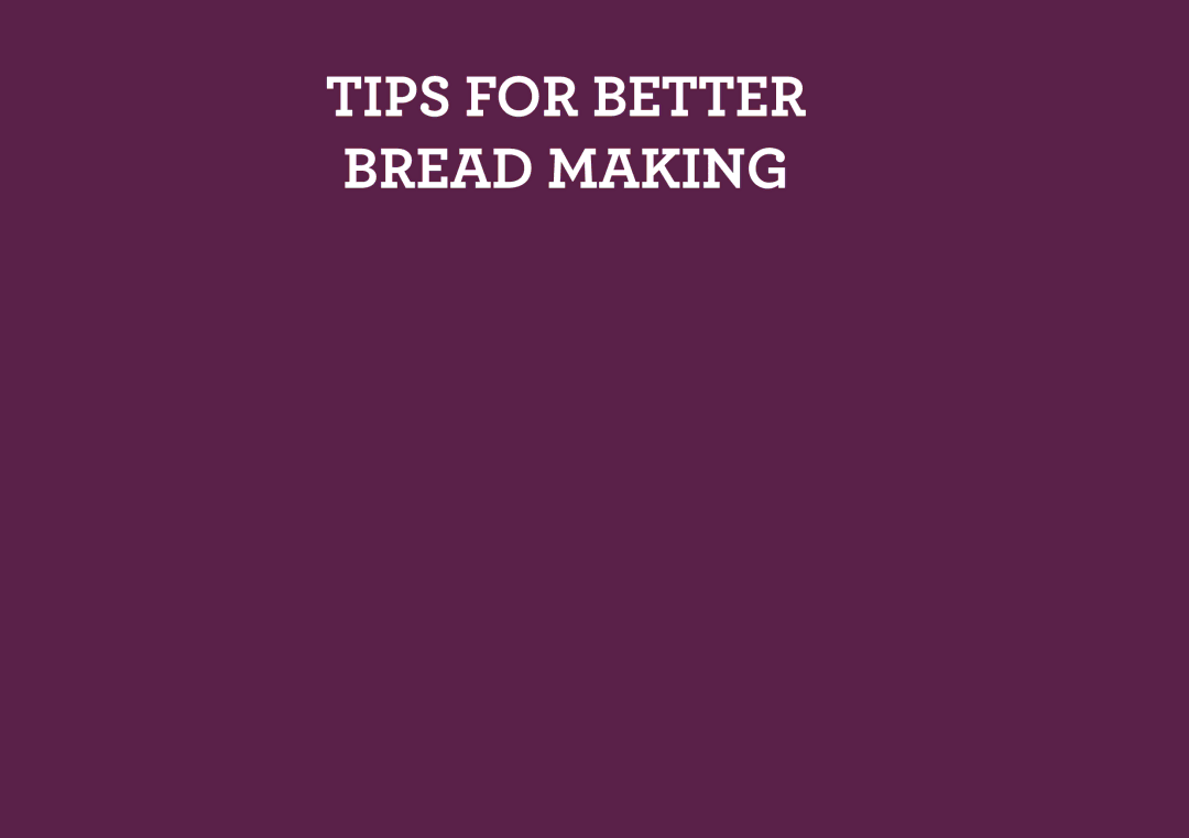 Breville BBM800 manual Tips for Better Bread Making 