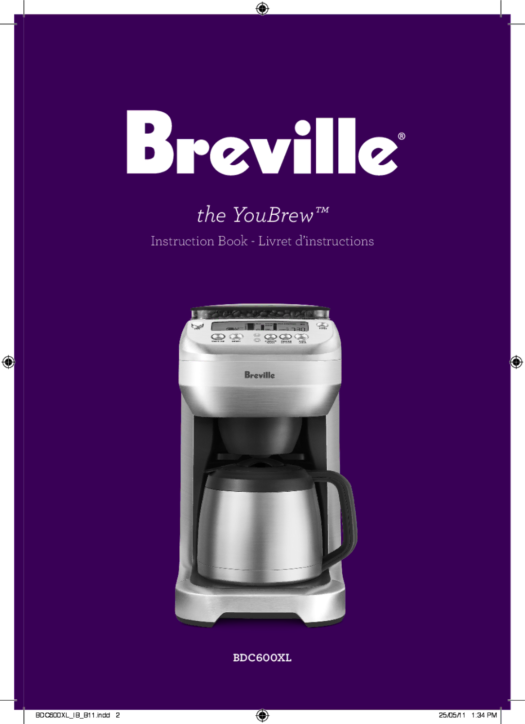 Breville BDC600XL manual 