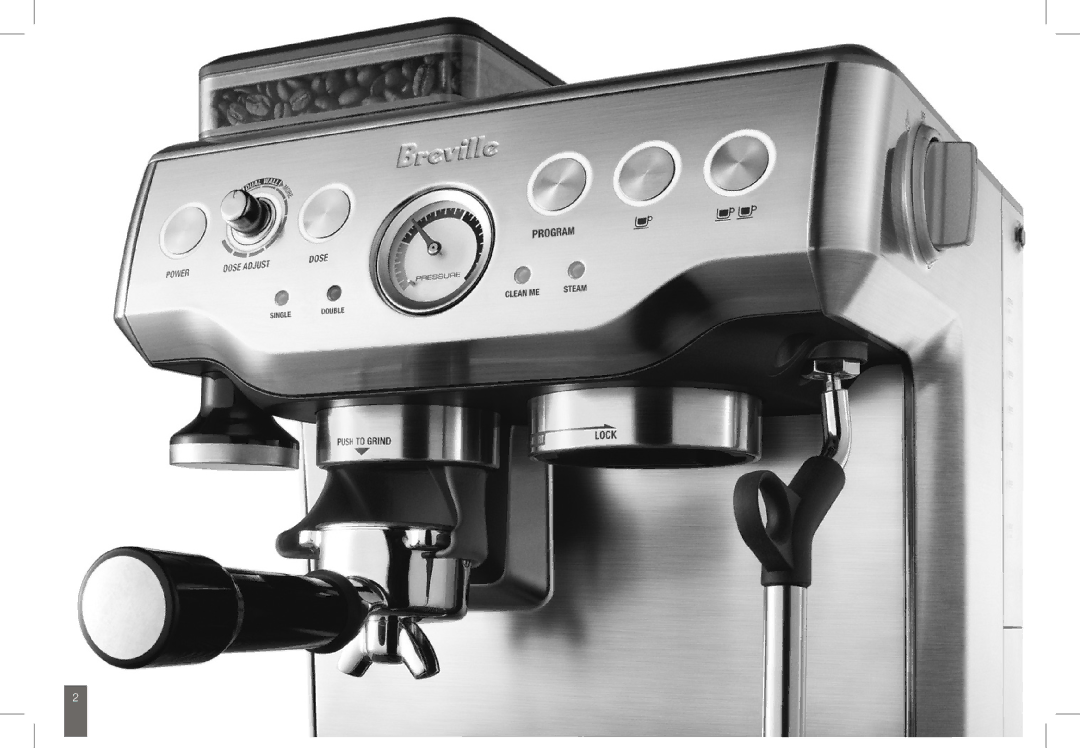 Breville BES860 manual 