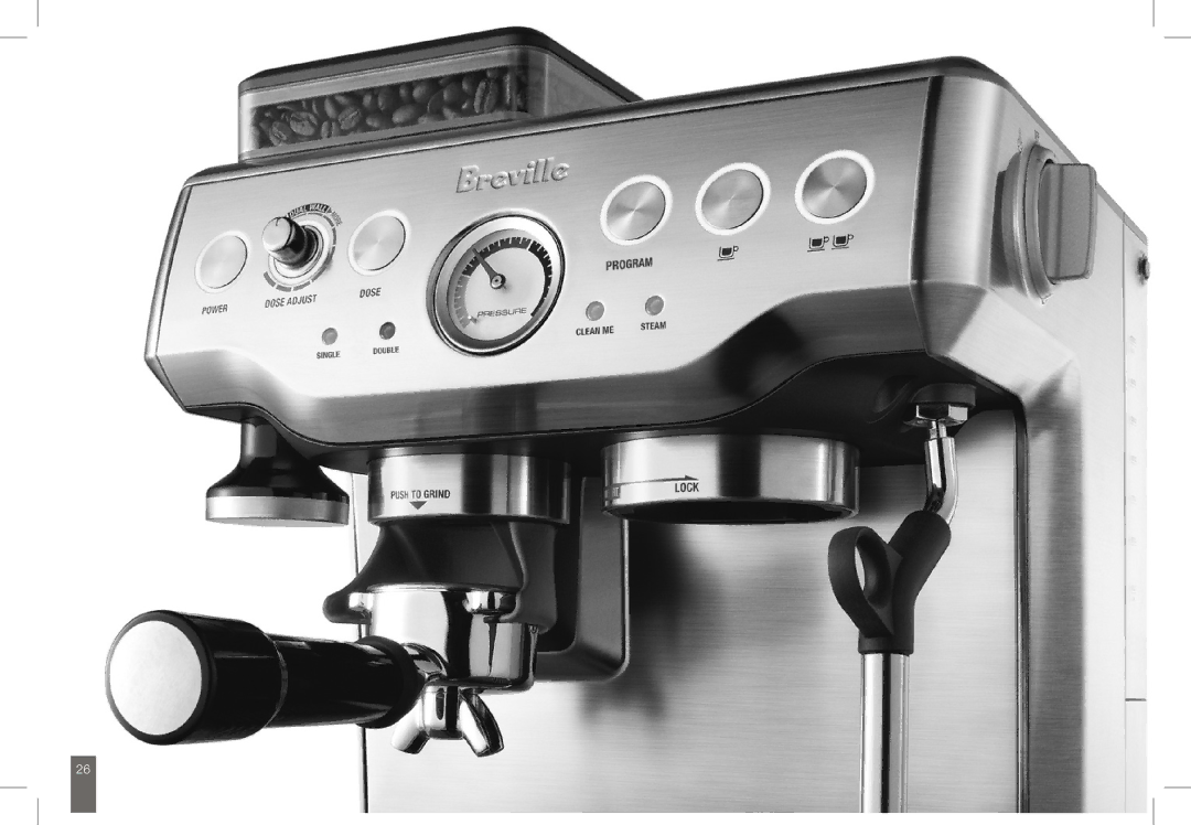 Breville BES860 manual 