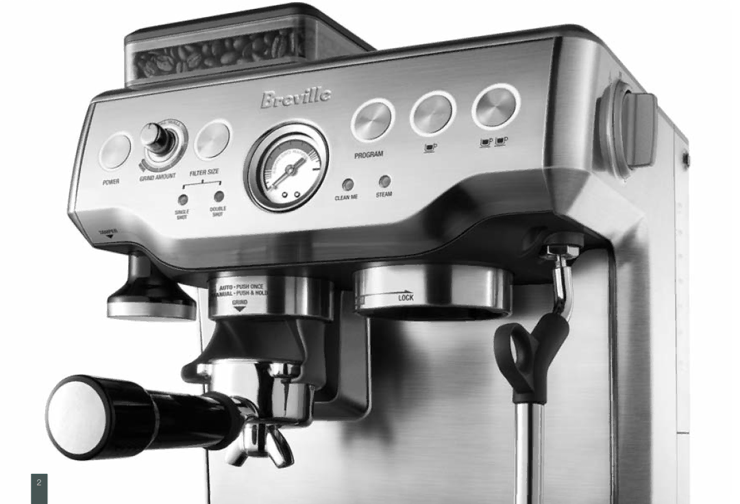 Breville BES860XL manual 