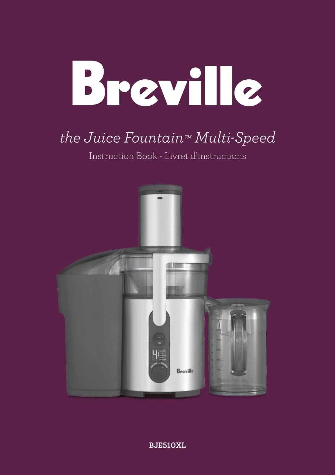 Breville BJE510XL manual 