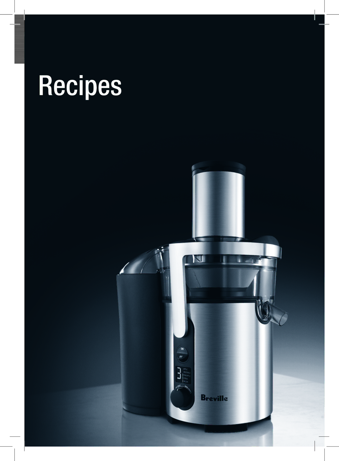 Breville BJE520 manual Recipes 